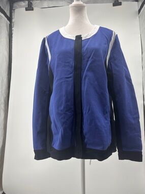 Soft Surroundings Blue and Black blouse